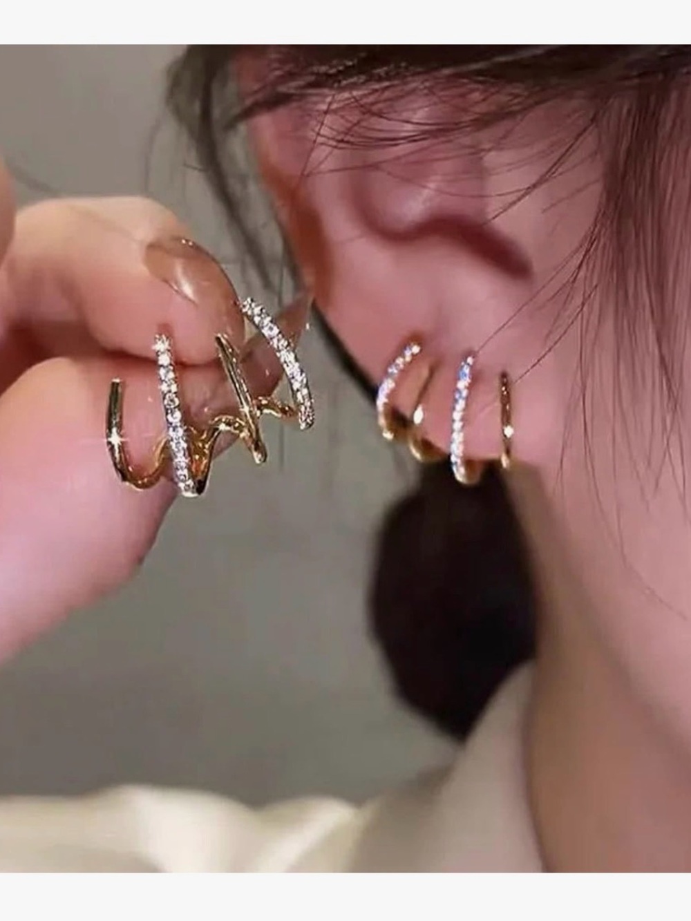 ❤️Claw Earrings-14k Gold/Sterling Silver Plated